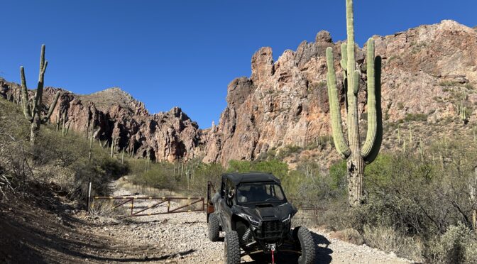 Explore Box Canyon Near Florence, AZ in a Kawasaki KRX 1000